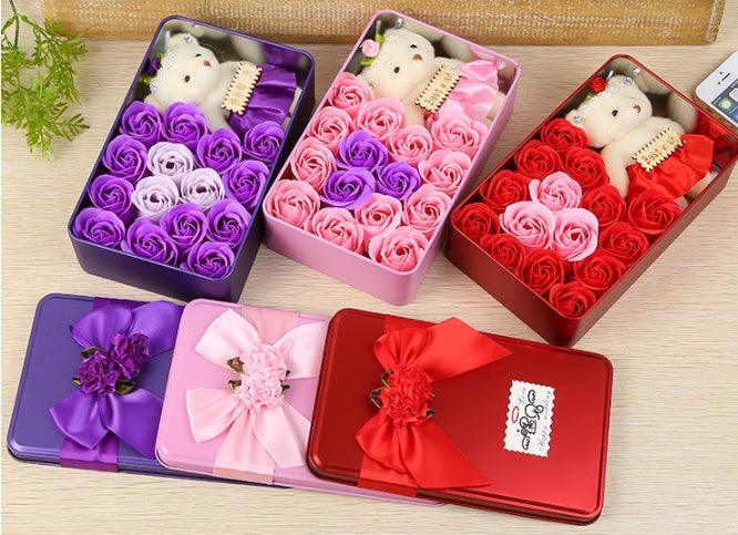 Soap Flower Rose Gift Box – Perfect Valentine's Day Gift for Girlfriend! - Efrosiny