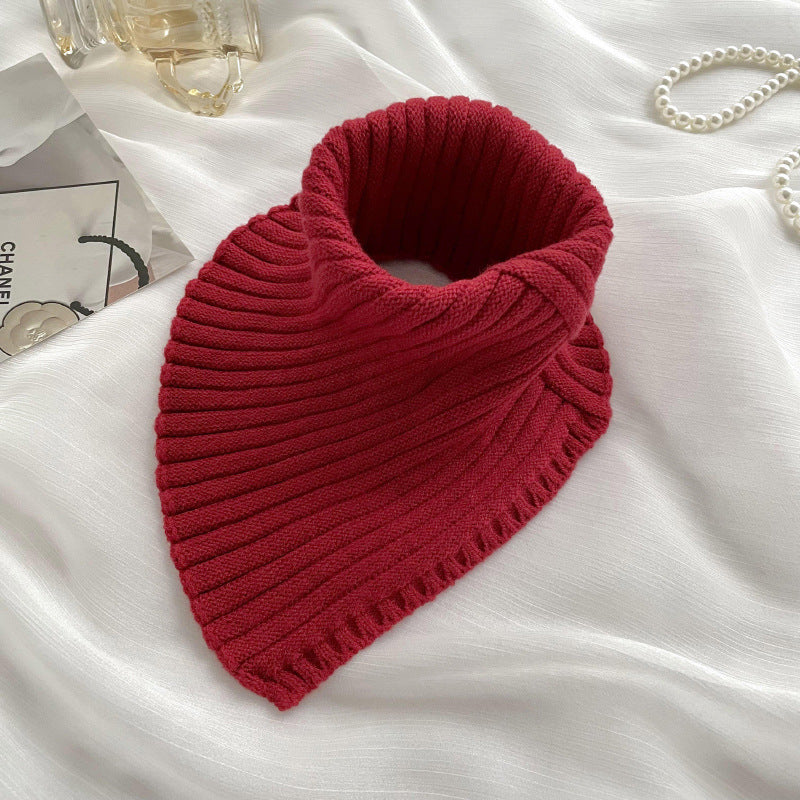 Knitted Bandana – Versatile Pure Color Warm Neck Protector
