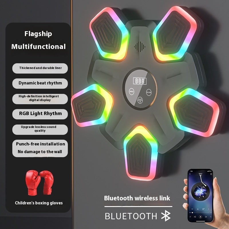New Smart Bluetooth Music Sports Fitness Machine – Interactive Home Training Boxing Wall Target
