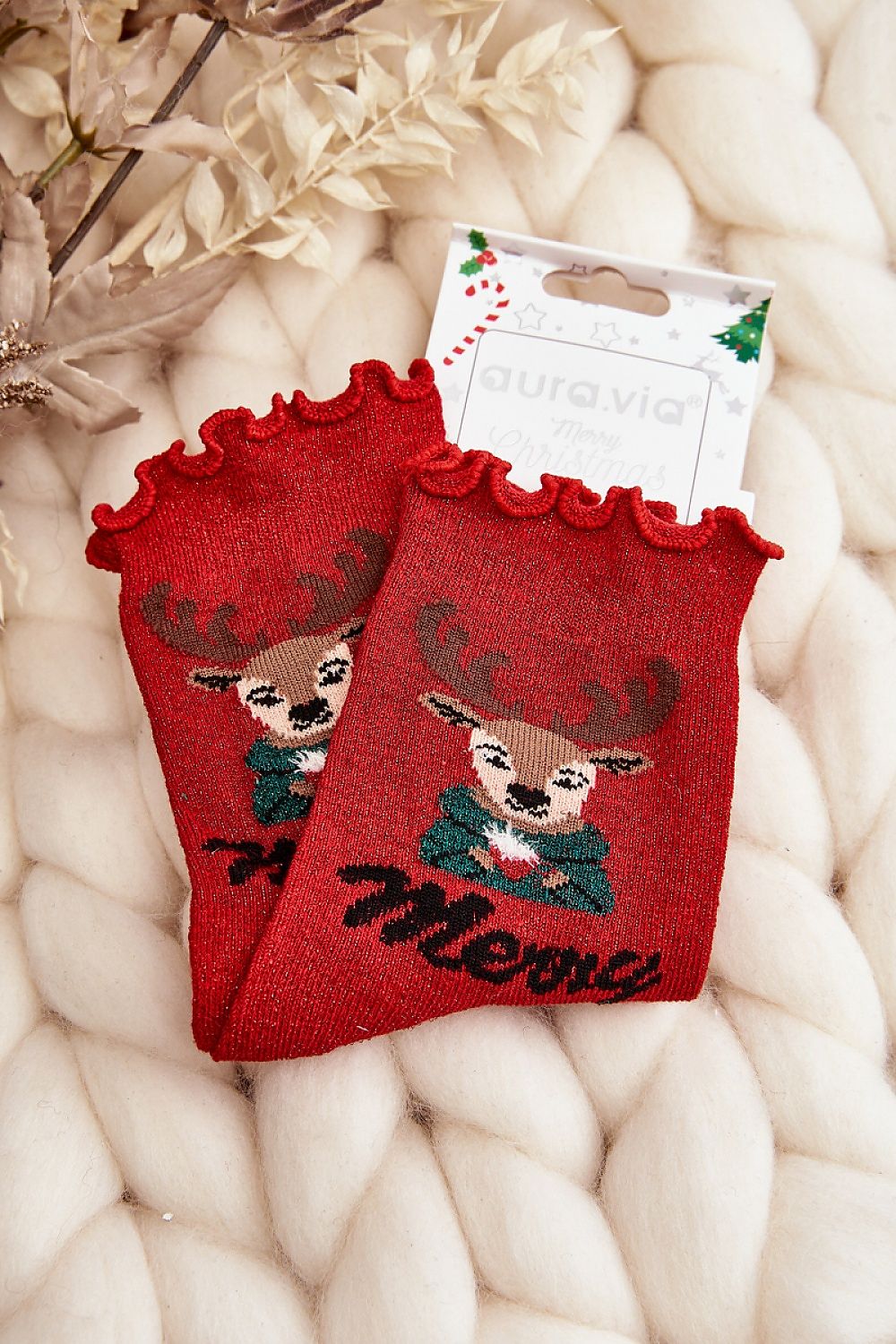 Socks Step in style red