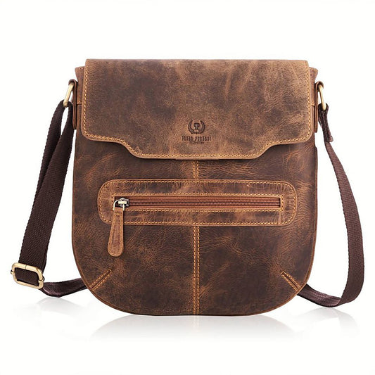 Natural leather bag model 191537 Galanter