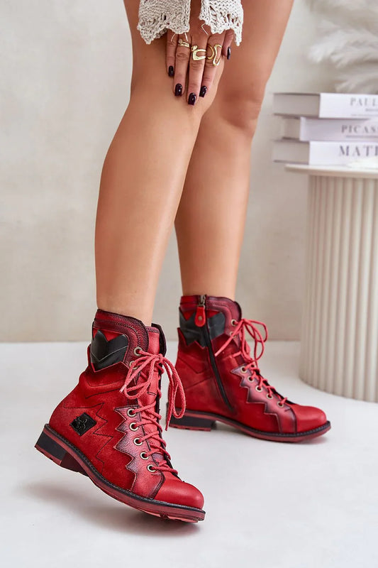 Boots Step in style red