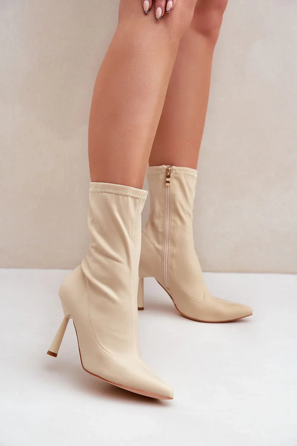 Heel boots Step in style beige 2