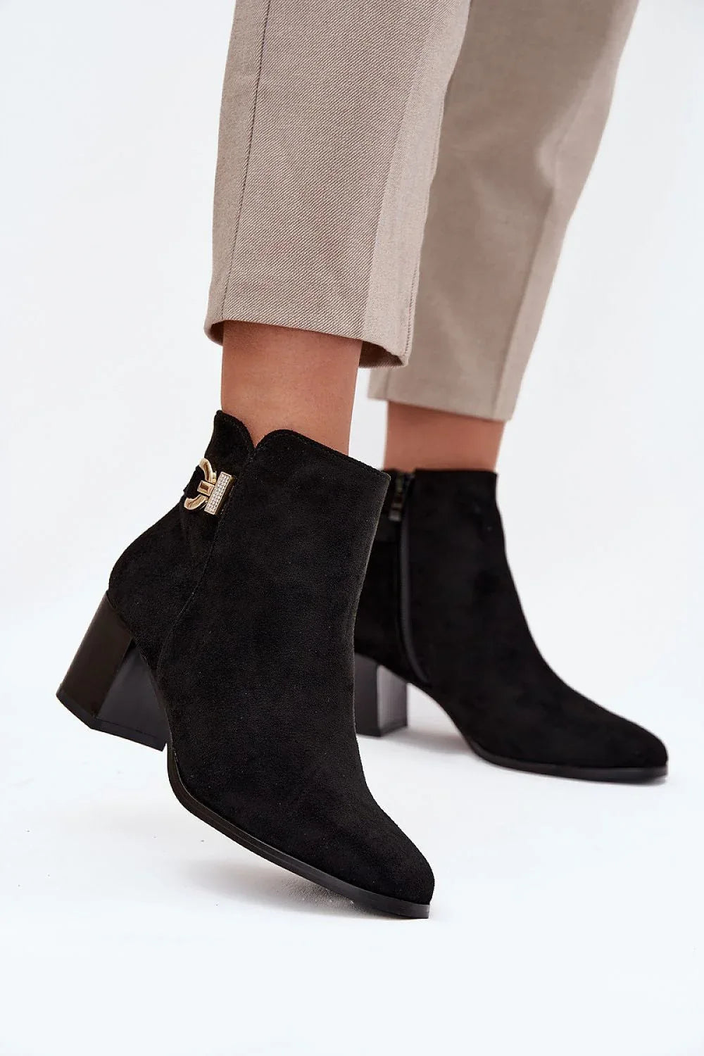 Heel boots Step in style black