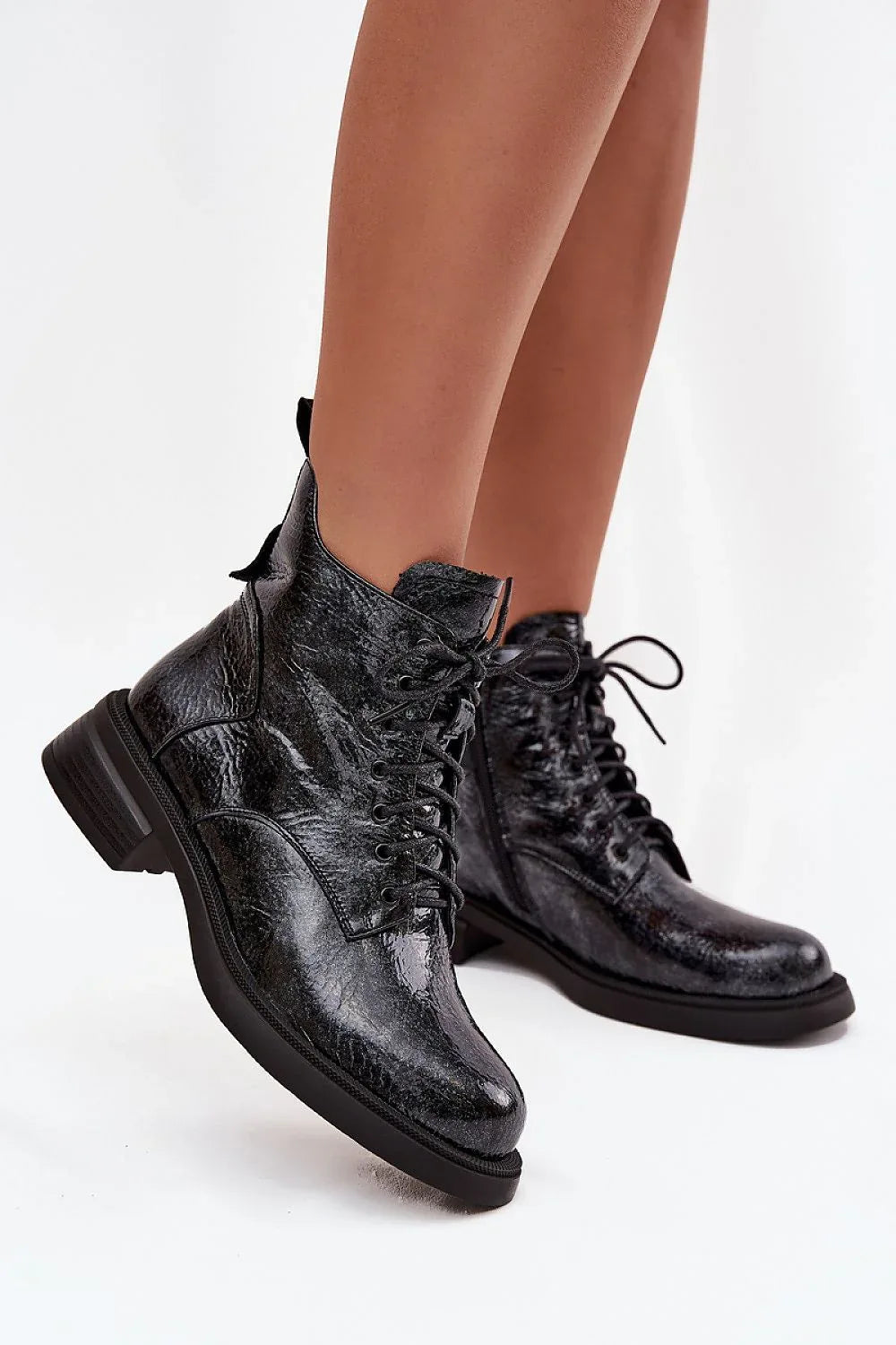 Boots Step in style navy blue