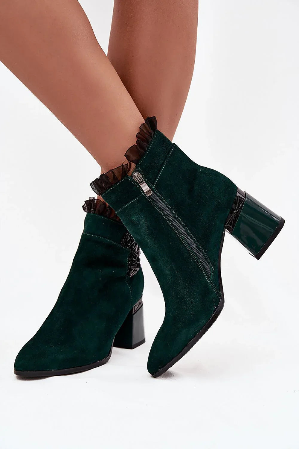 Heel boots Step in style green