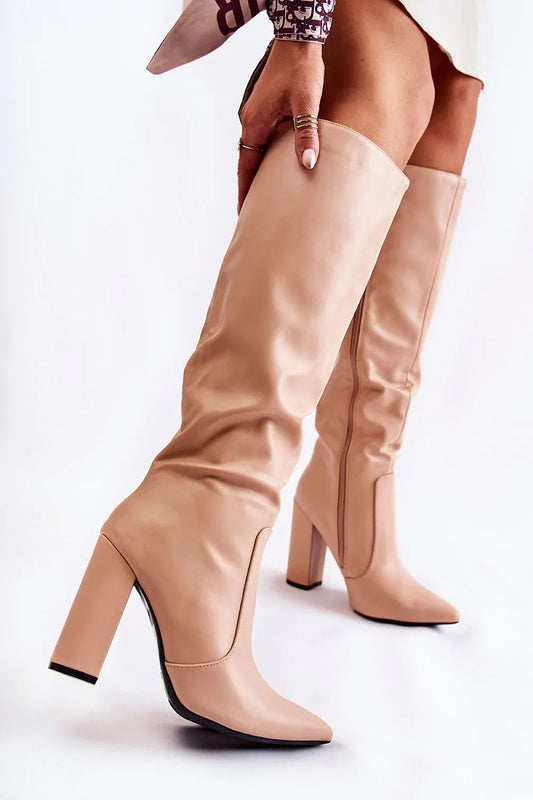 Heel boots Step in style beige