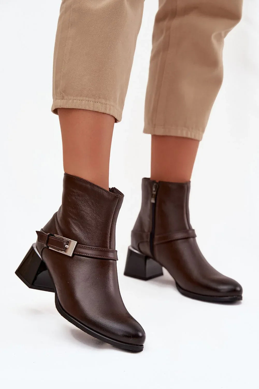 Heel boots Step in style brown