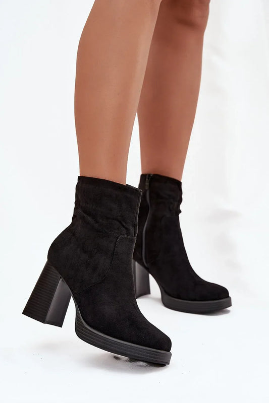 Heel boots Step in style black