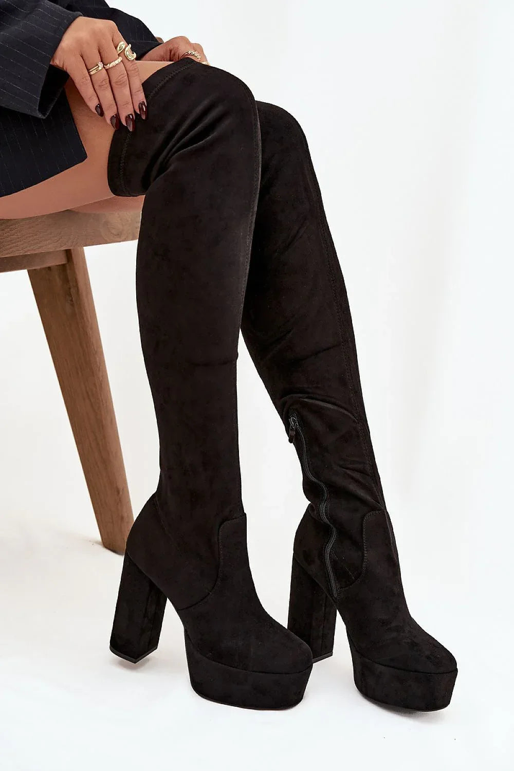 Heel boots Step in style black