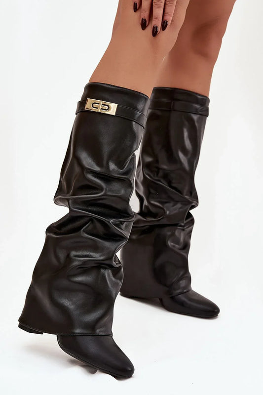 Heel boots Step in style black
