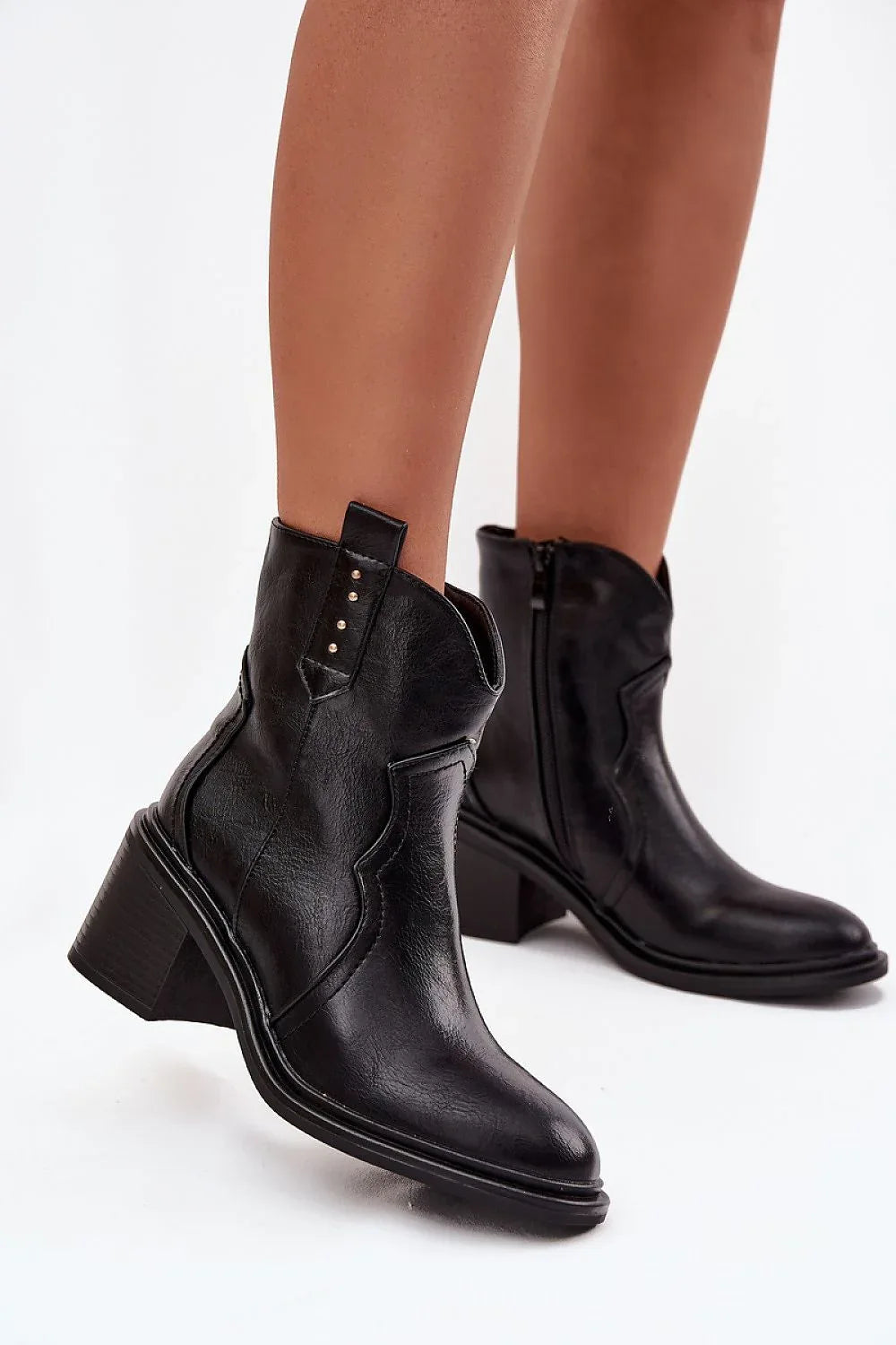 Heel boots Step in style black