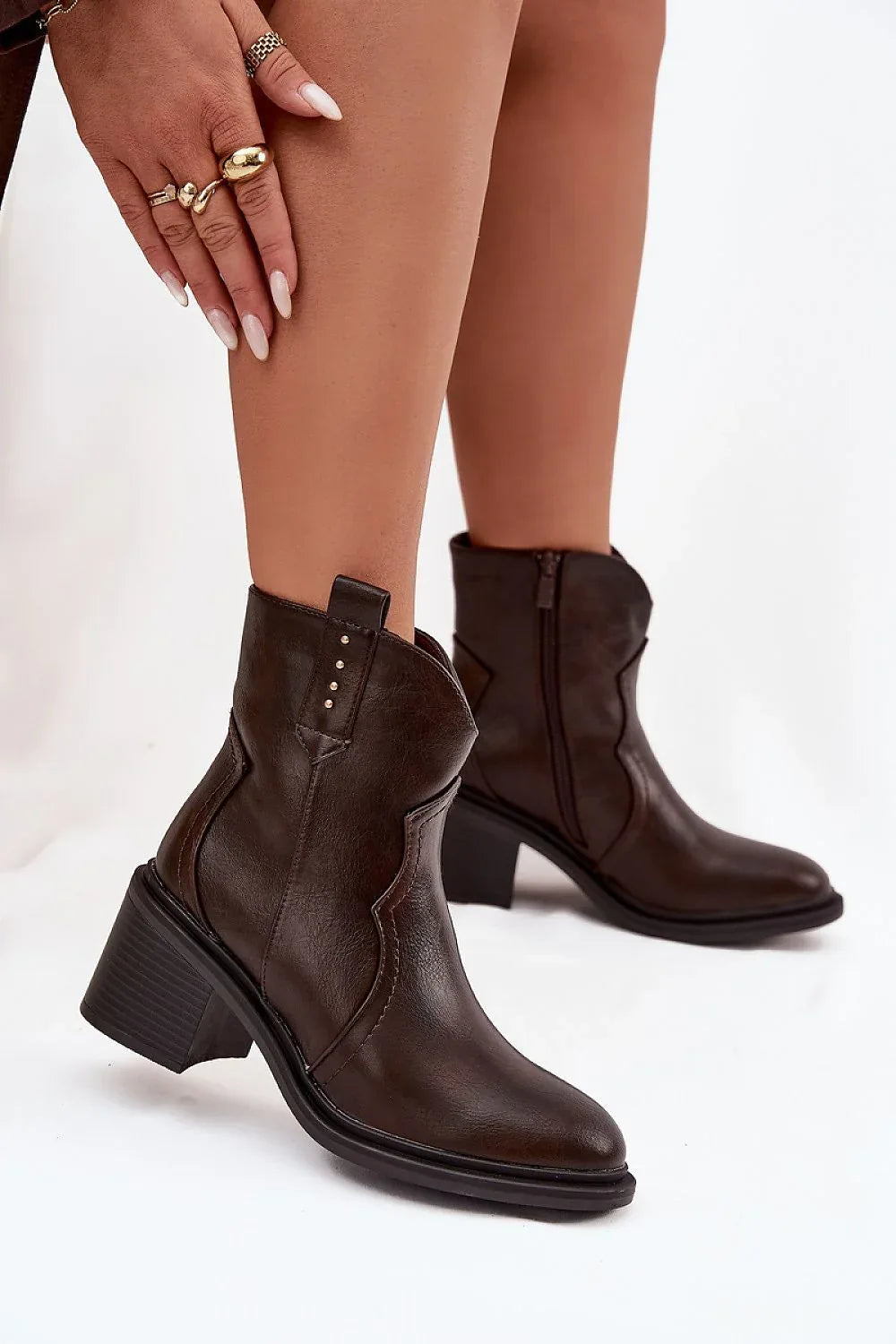 Heel boots Step in style brown
