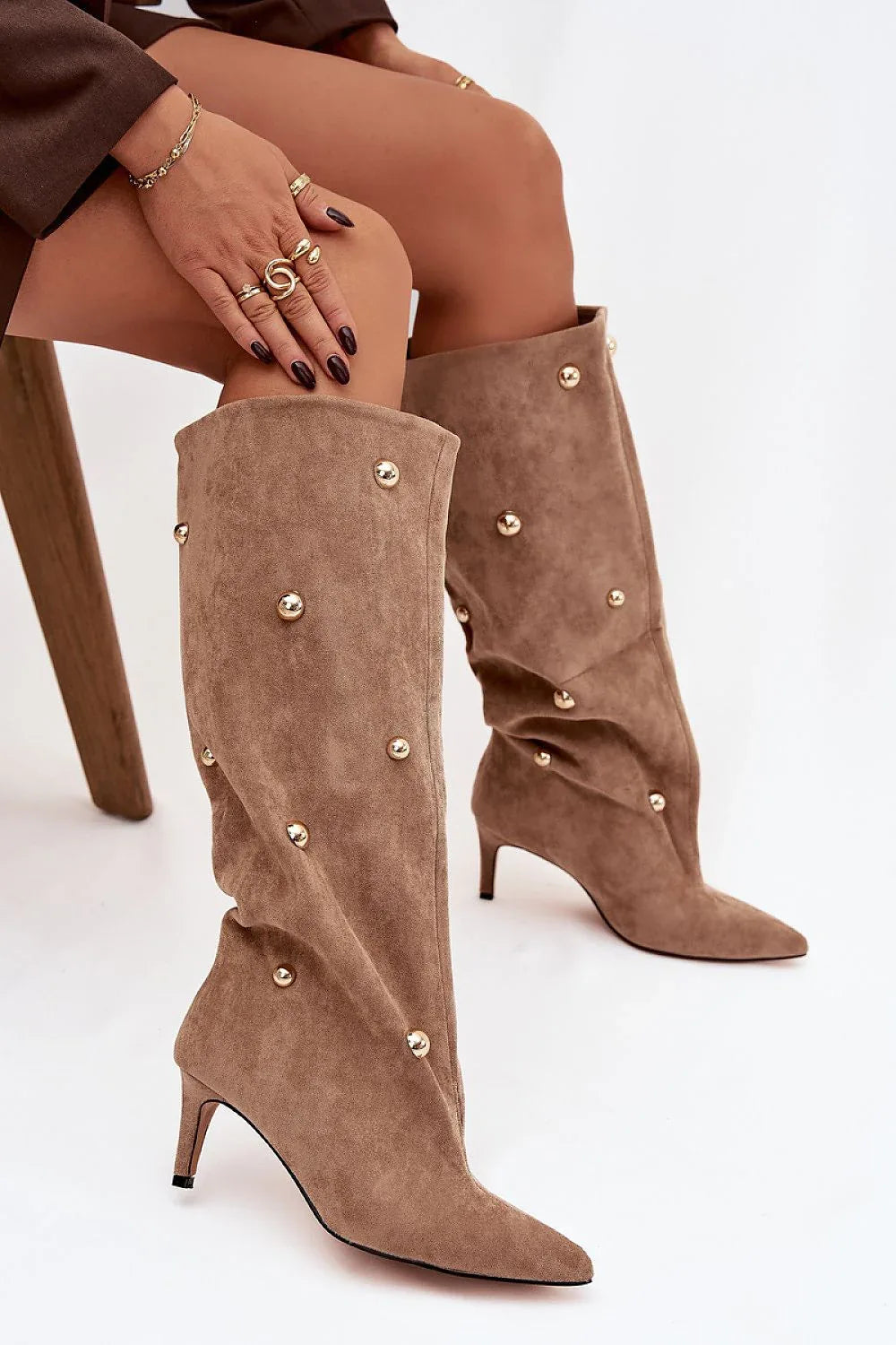 Heel boots Step in style beige