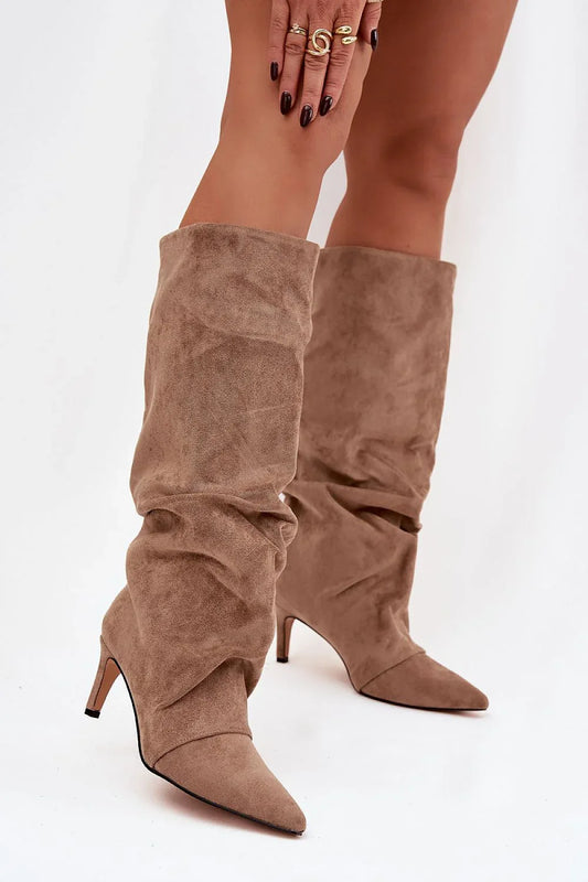 Heel boots Step in style beige