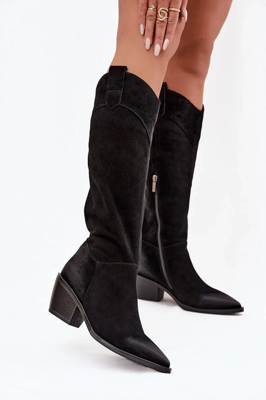 Heel boots Step in style black