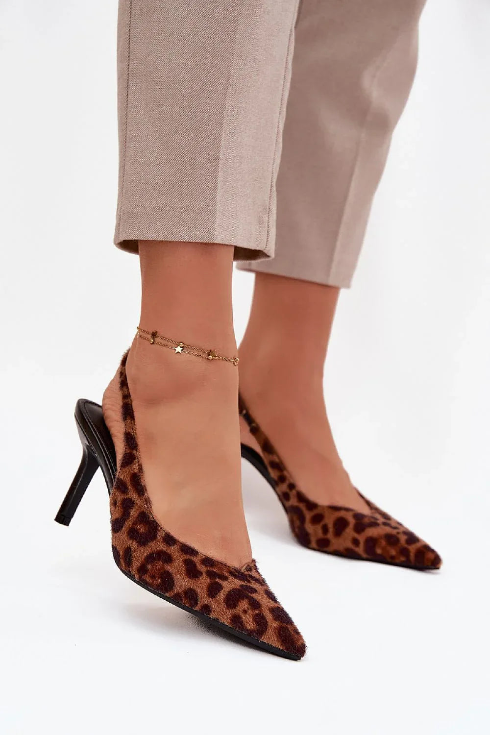 High heels Step in style brown