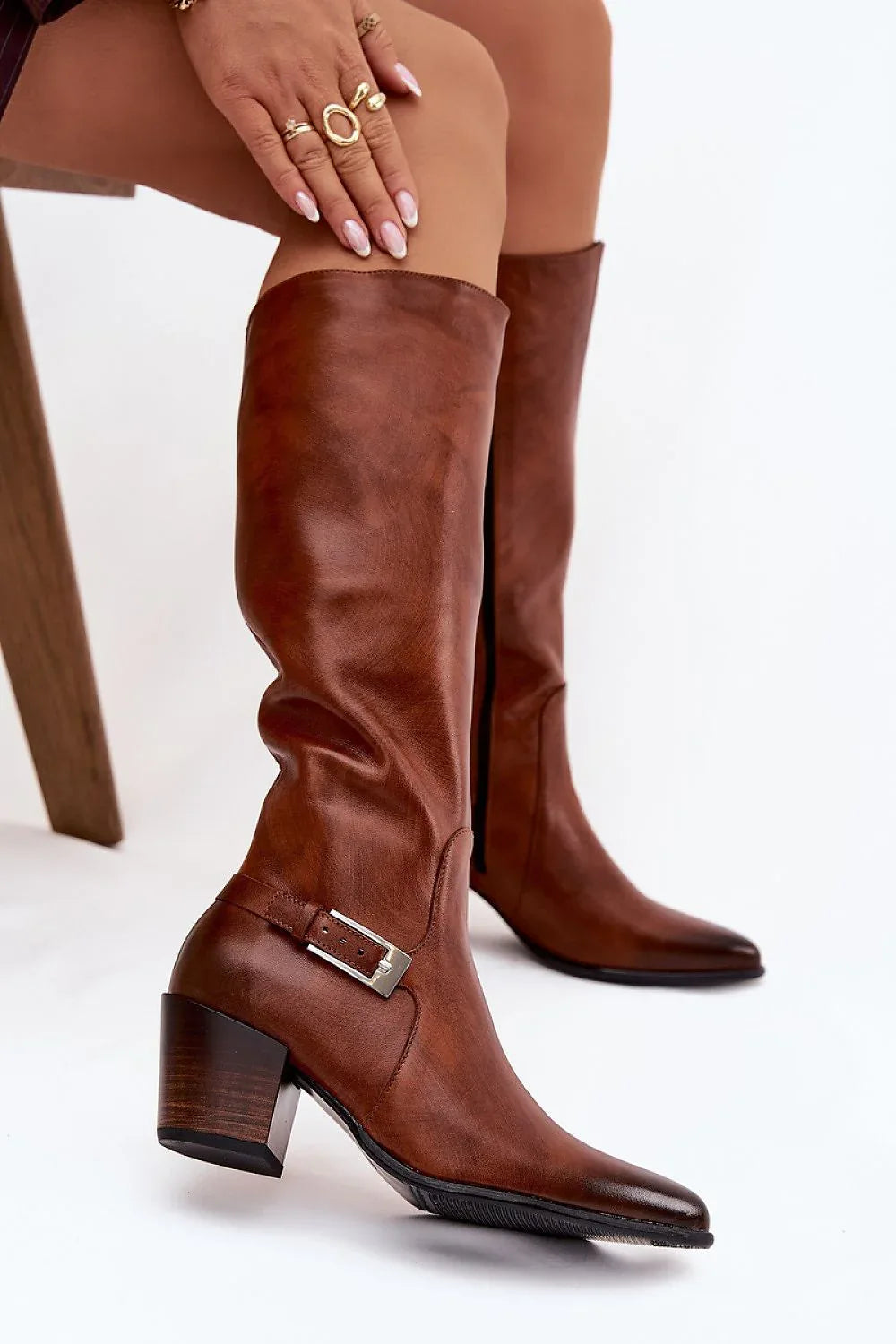Heel boots Step in style