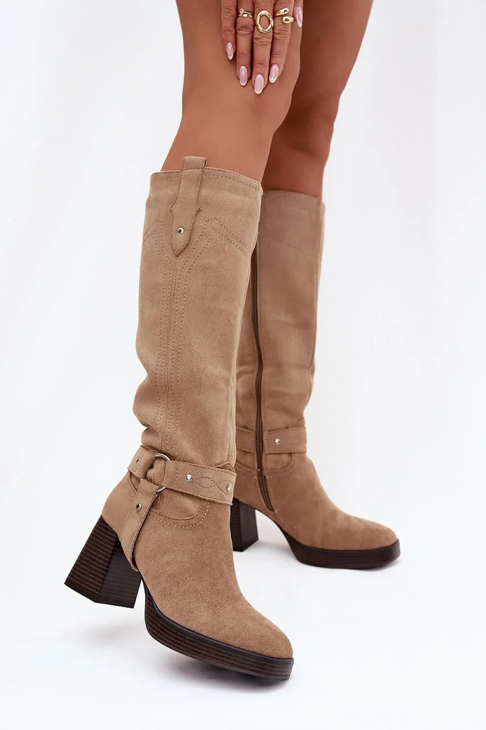 Heel boots Step in style beige