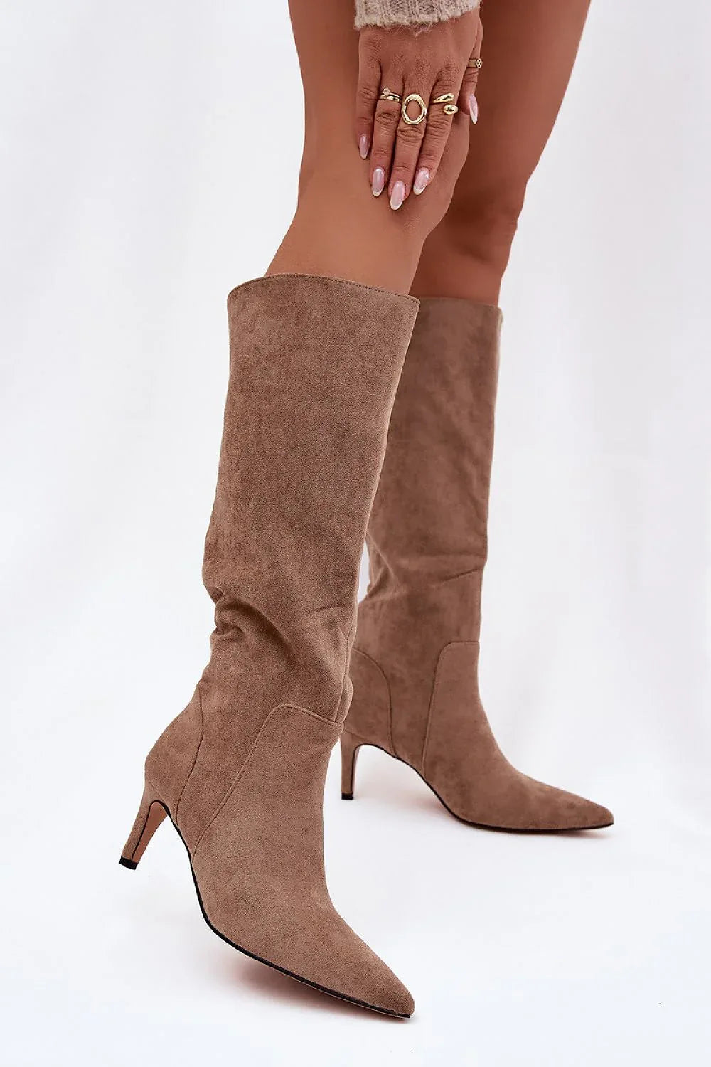 Heel boots Step in style beige