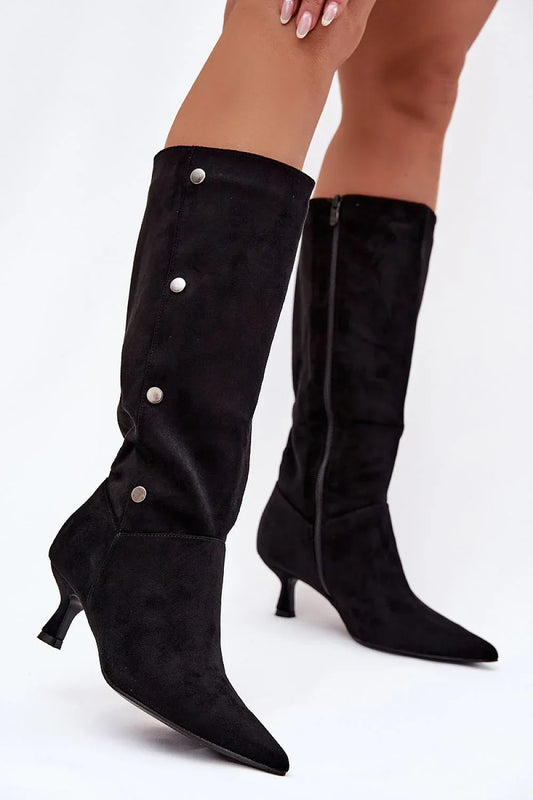 Heel boots Step in style black