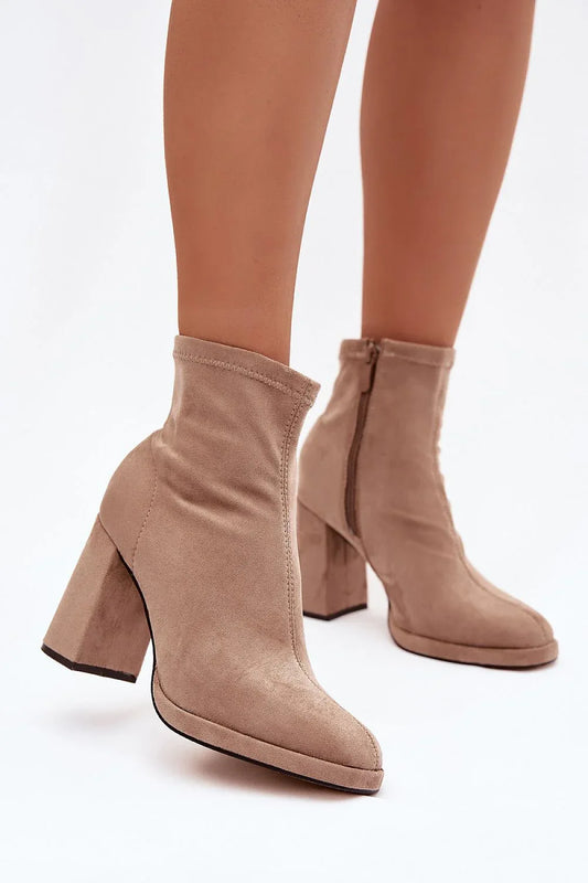 Heel boots Step in style beige