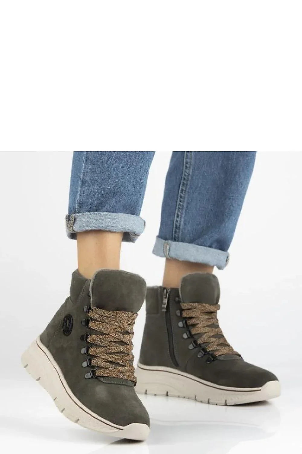 Platform boots Solea grey