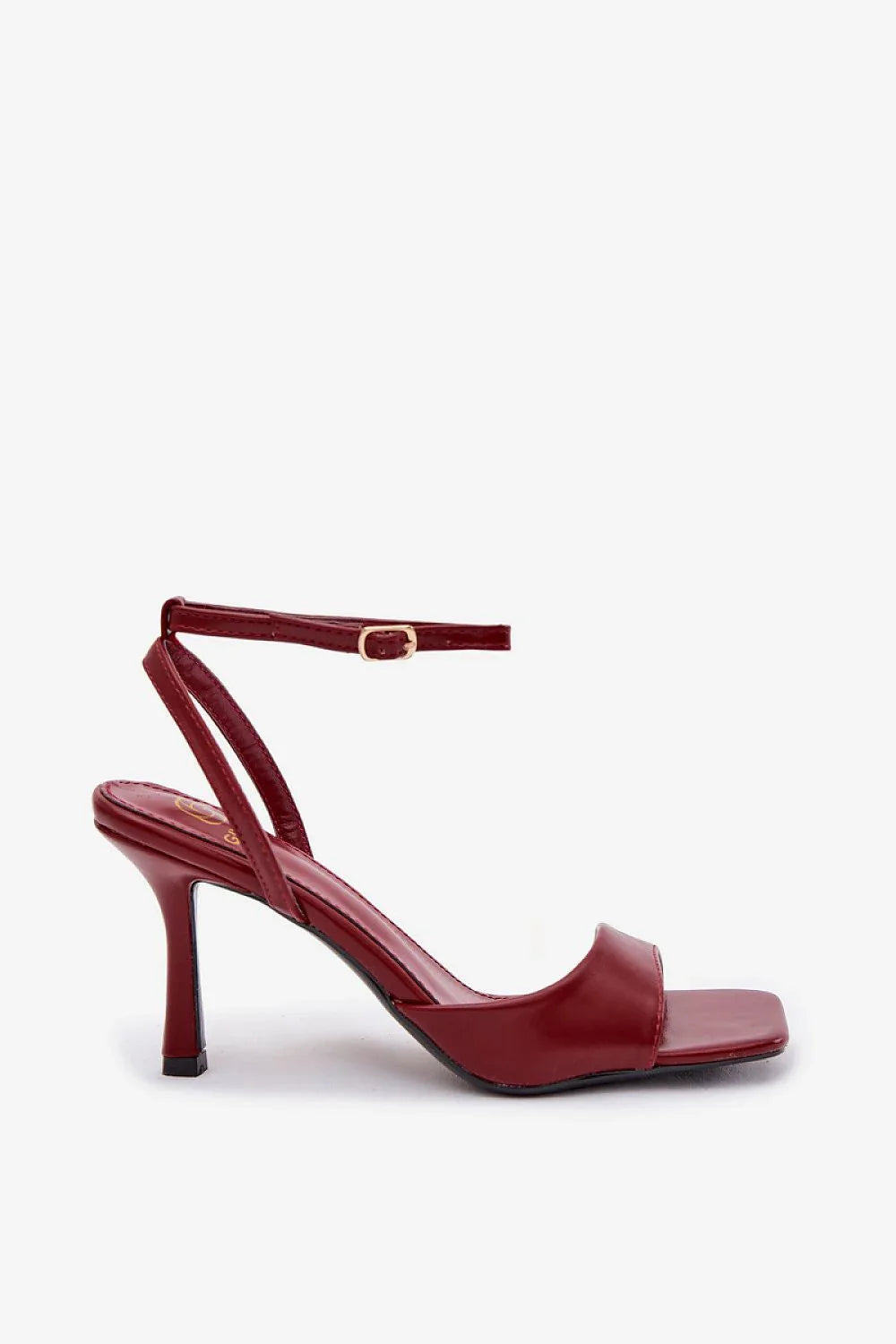 Heel sandals Step in style red