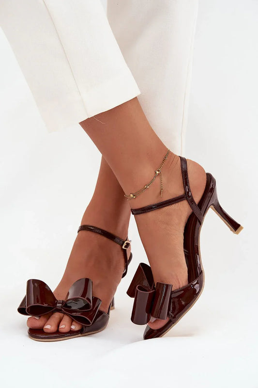 Heel sandals Step in style brown
