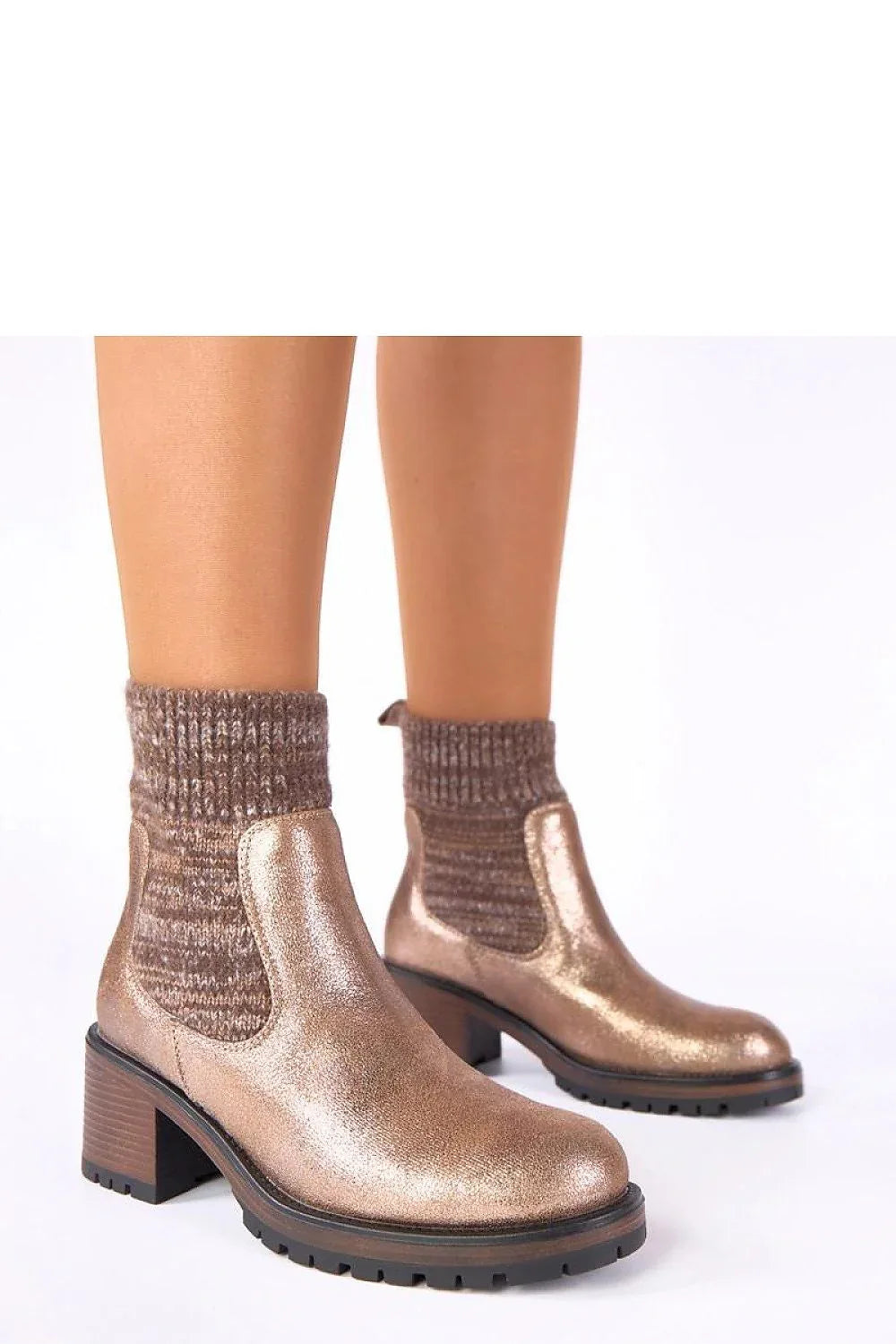 Heel boots Solea yellow