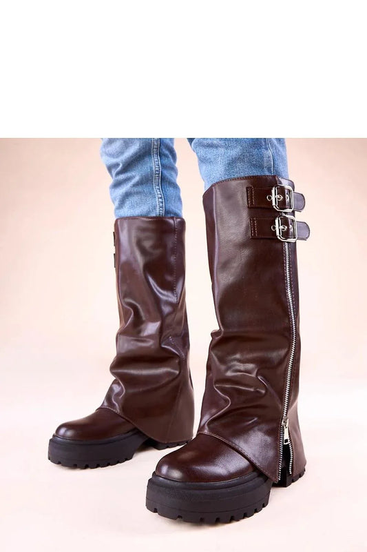 Platform boots Solea brown