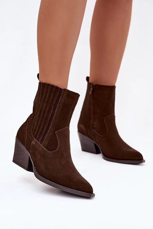 Heel boots Step in style brown