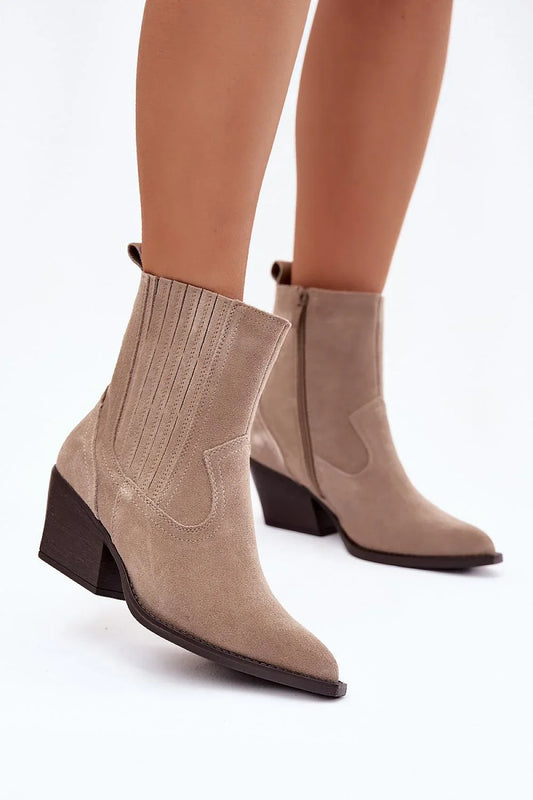Heel boots Step in style beige